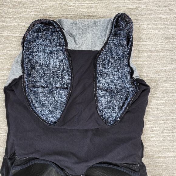 Captiva One Piece Swimsuit Blue Faux Denim Chambray Adjustable Straps Swimwear - Picture 6 of 15